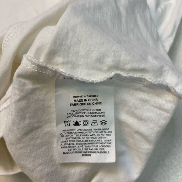 Nike NSW Logo Icon Clash T-shirt Women Large Long Sleeve White CJ2038 100 - Picture 6 of 6